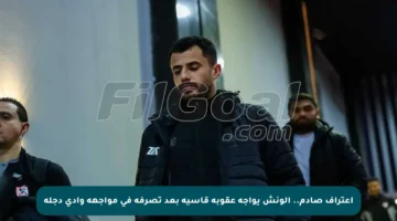 اعتراف صادم.. الونش يواجه عقوبة قاسية بعد تصرفه في مواجهة وادي دجلة